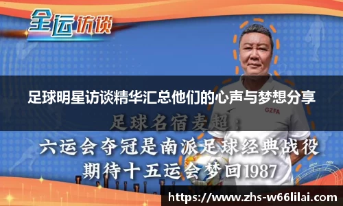 足球明星访谈精华汇总他们的心声与梦想分享